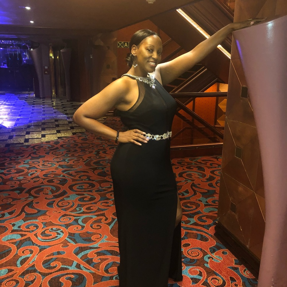 Nice black gown